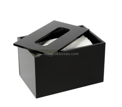 Acrylic manufacturer custom plexiglass facial tissue box perspex tissue box BTB-193