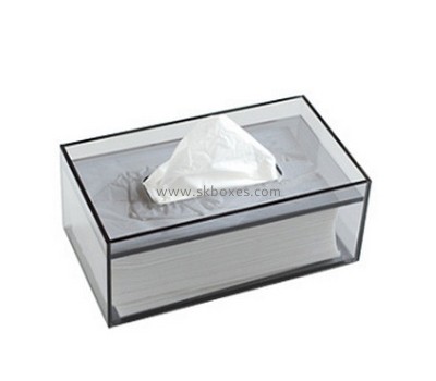 Lucite manufacturer custom acrylic facial tissue box plexiglass tissue box BTB-194
