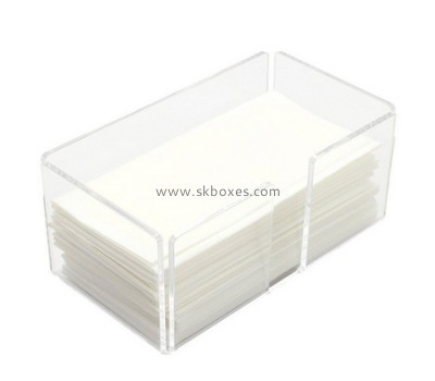 Lucite supplier custom acrylic tissue box plexiglass facial tissue box BTB-198