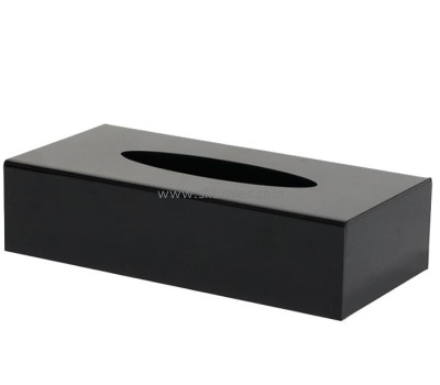 Plexiglass supplier custom acrylic hotel tissue box perspex table top tissue box BTB-199