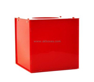 Factory custom design acrylic raffle box BBS-003