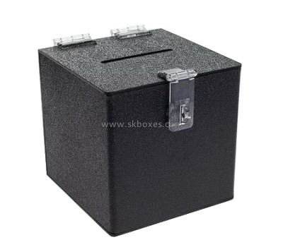 China acrylic ballot box suppliers wholesale acrylic election ballot box lockable suggestion box BBS-053