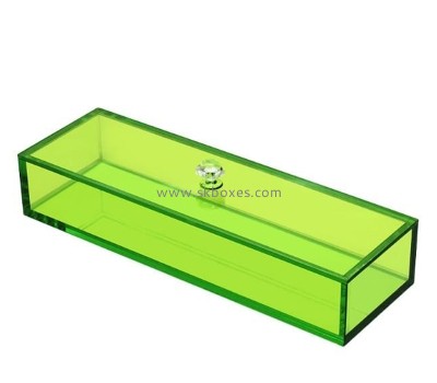Acrylic boxes manufacturer custom plexiglass storage box BSC-099