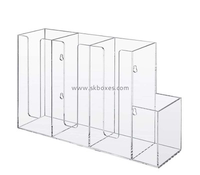 Luctie products supplier custom acrylic acrylic coffee cup and lid storage organizer BFD-031