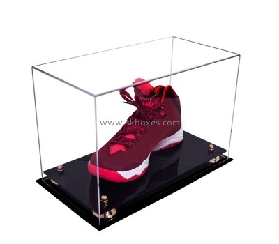 Acrylic manufacturer custom plexiglass shoe show case lucite show display case BSB-015