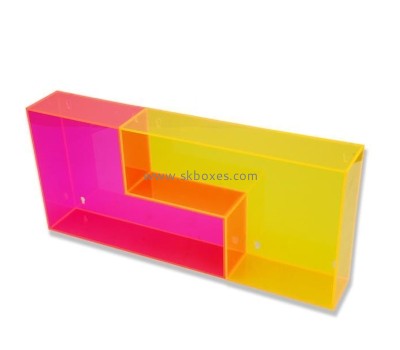 Custom colorful acrylic display case BDC-2353