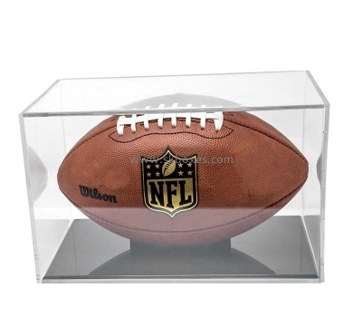 Lucite products manufacturer custom acrylic football display case BDC-2365
