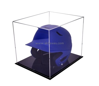 Lucite item manufacturer custom acrylic helmet showcase BDC-2367