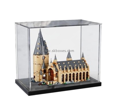Lucite display manufacturer custom acrylic model castle show case BDC-2372