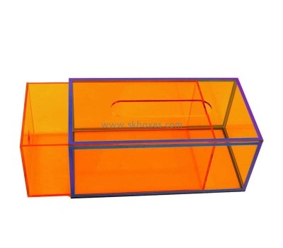 ​Acrylic manufacturer custom plexiglass tissue box lucite facial tissue box BTB-157