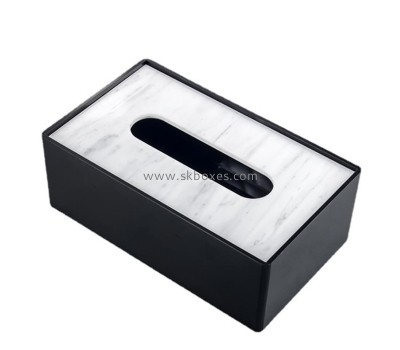 Custom plexiglass hotel supplies tissue box acrylic hotel supplies facial tissue box BTB-210