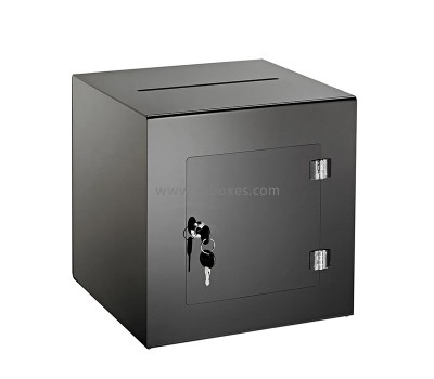 Acrylic boxes supplier custom perspex lockable ballot box BBS-769