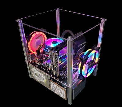 Plexiglass products supplier custom computer mainframe transparent acrylic case BCC-027