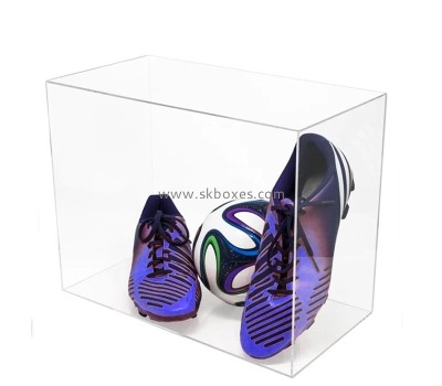 Lucite boxes supplier custom acrylic sport shoes showcase BSB-035