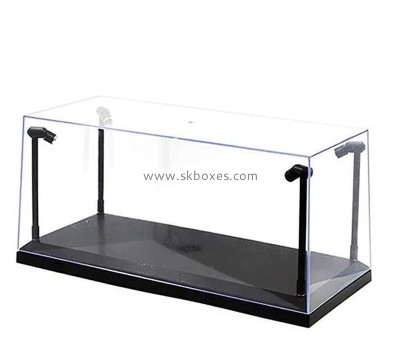 Lucite boxes supplier custom acrylic showcase with light BLD-043