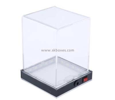 Perspex boxes manufacturer custom acrylic display box with LED BLD-044