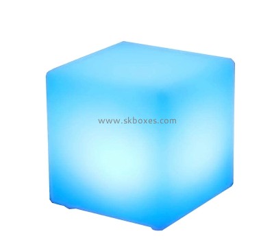 Acrylic boxes manufacturer custom plexiglass LED cube mood lamp night light BLD-045