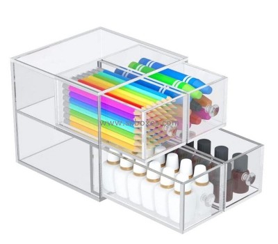 Plexiglass manufacturer customize acrylic drawer storage organizer BDC-2330