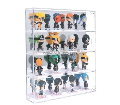 Perspex display supplier custom acrylic 4 tiers display case for mini funko pop figures BDC-2377