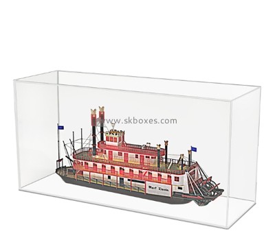 Lucite products supplier custom acrylic dustproof model showcase BDC-2374