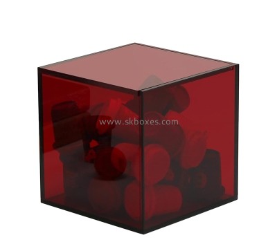 Lucite display manufacturer custom acrylic coffee pod organizer box BSC-122