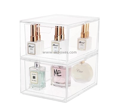 Perspex item manufacturer custom plexiglass perfume organizer box BMB-231