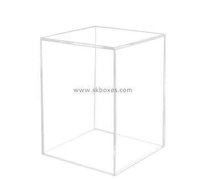 Perspex display supplier custom clear acrylic storage box BSC-127