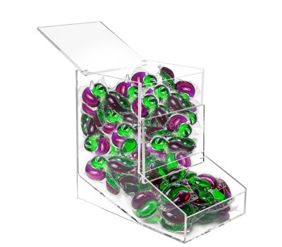 Custom acrylic candy dispenser with lid BFD-067