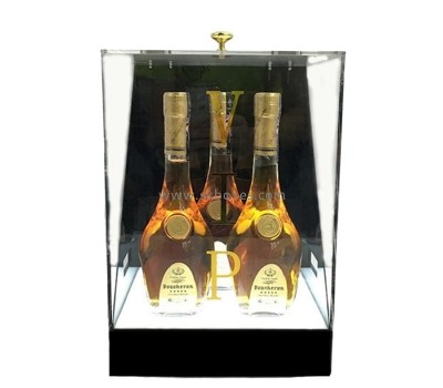 Custom acrylic luminous wine display box BLD-074