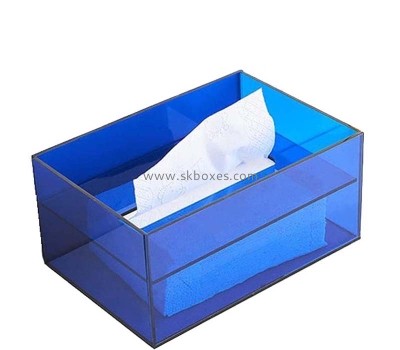 Custom acrylic office facial tissue box BTB-254