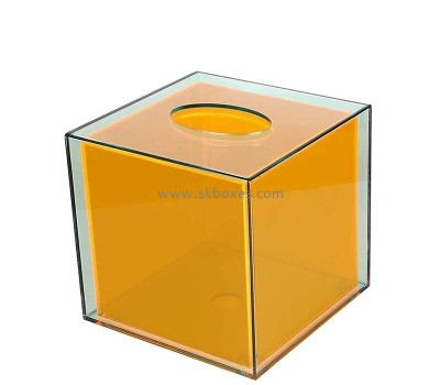 Custom acrylic tissue dispenser box BTB-258