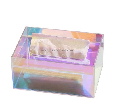 Custom acrylic office tissue dispenser box BTB-260