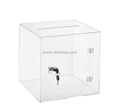 Custom acrylic suggestion collection box BBS-800