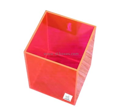 Custom acrylic desktop storage box BSC-142