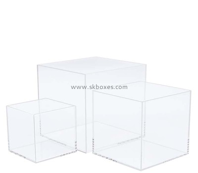 Custom acrylic 5 sided storage box BSC-144
