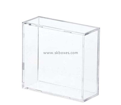 Custom acrylic hockey puck holder box BDC-2408