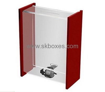 Bespoke acrylic transparent donation box BBS-400