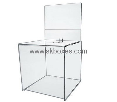 Bespoke clear lucite ballot box BBS-417