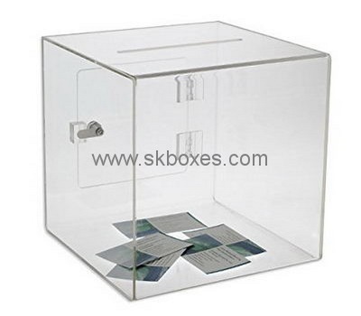 Acrylic ticket collection box BBS-633