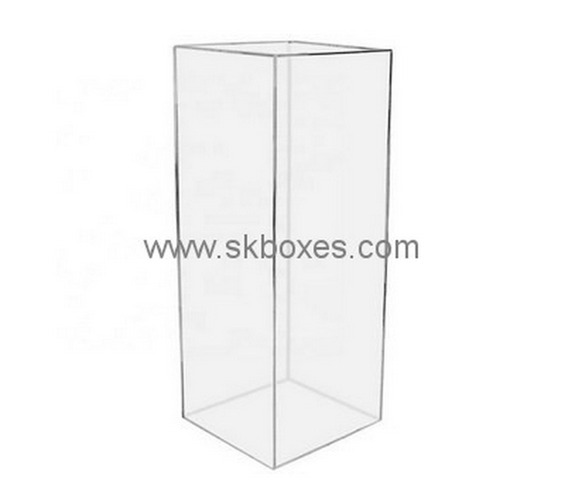 Custom tall clear acrylic display case BDC-1932