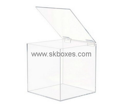 Custom square clear acrylic box BDC-2063
