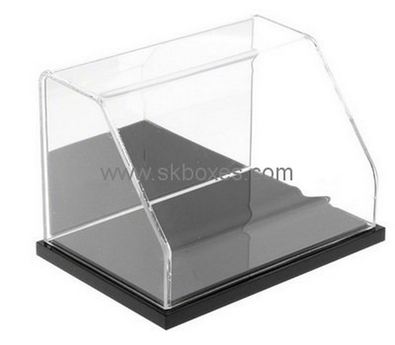 Custom front slanted acrylic display case BDC-2081