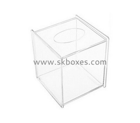 Custom clear acrylic tissue paper box BDC-2190
