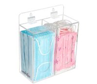 Wholesale custom acrylic wall face mask holder BTB-298 Wholesale custom acrylic wall face mask holder