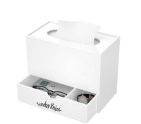 Wholesale custom acrylic home napkin holder with drawers