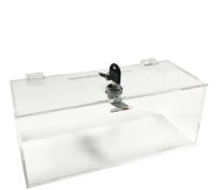 Wholesale custom acrylic suggestion box with lock key BBS-843 Wholesale custom acrylic suggestion box with lock key