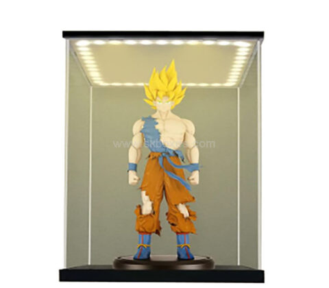 Wholesale custom acrylic action figures LED display case