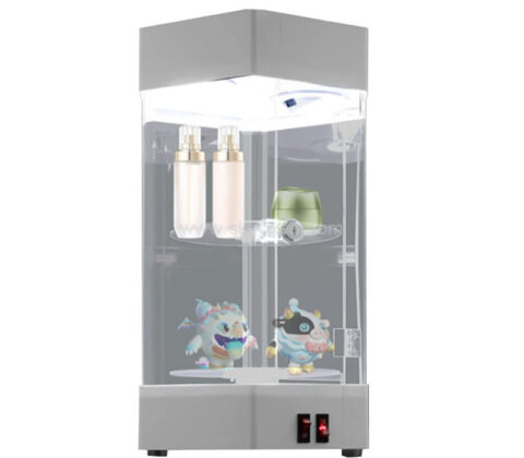 Wholesale custom acrylic lockable LED display cabinet