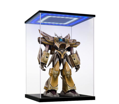 Wholesale custom acrylic action figure LED display box