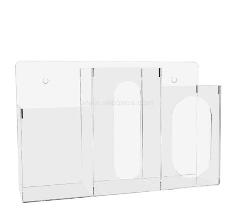 Custom acrylic wall hygiene dispenser holder
